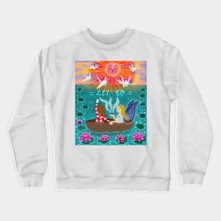 Happy heart wabisabi gift Crewneck Sweatshirt